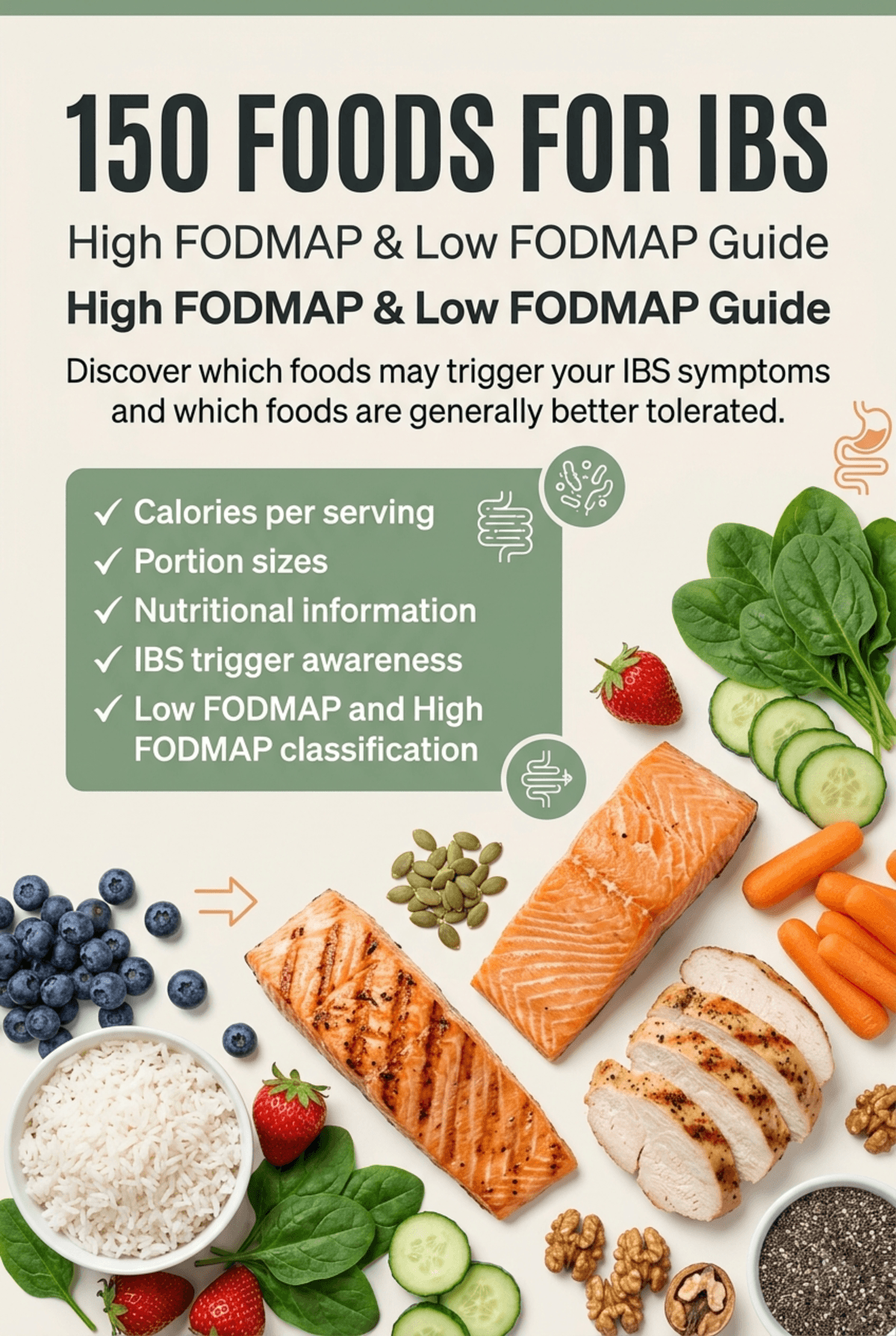 150 Foods for IBS cover