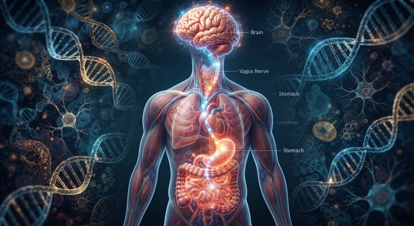 New IBS Genetics Study (2026): Scientists Discover More Evidence That IBS Is Rooted in the Brain–Gut Connection cover